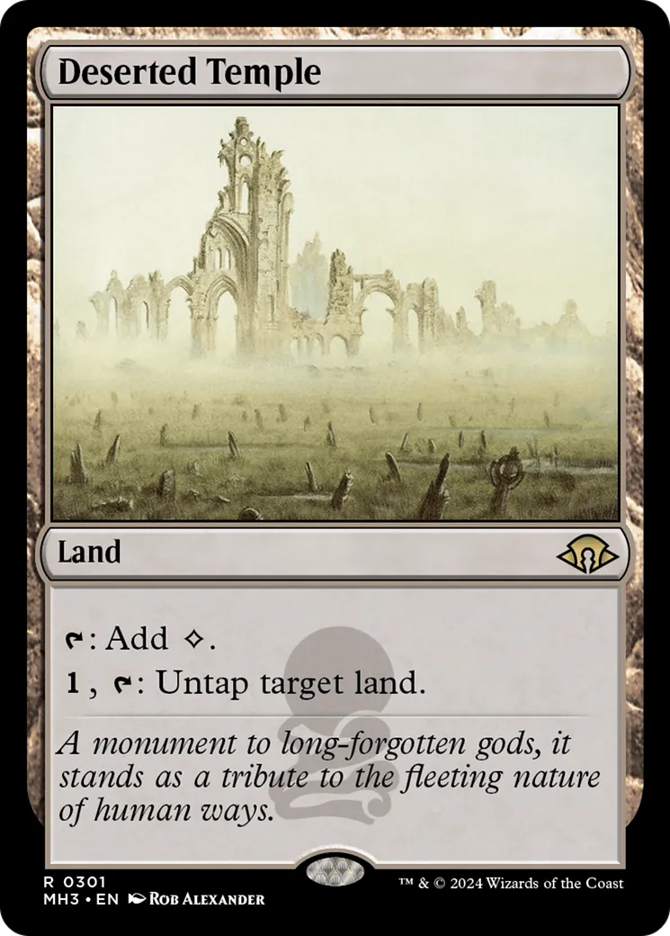 Deserted Temple — Modern Horizons 3 — Magic: The Gathering