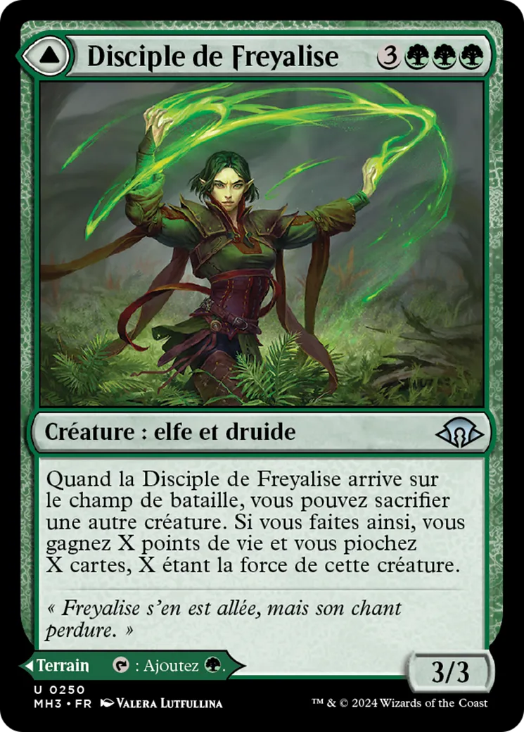 Disciple de Freyalise // Jardin de Freyalise — Modern Horizons 3 — Magic: The Gathering