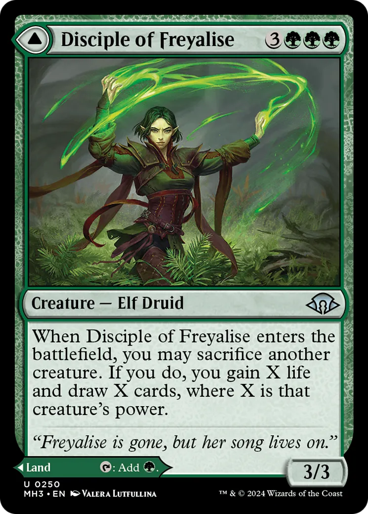 Disciple of Freyalise // Garden of Freyalise — Modern Horizons 3 — Magic: The Gathering