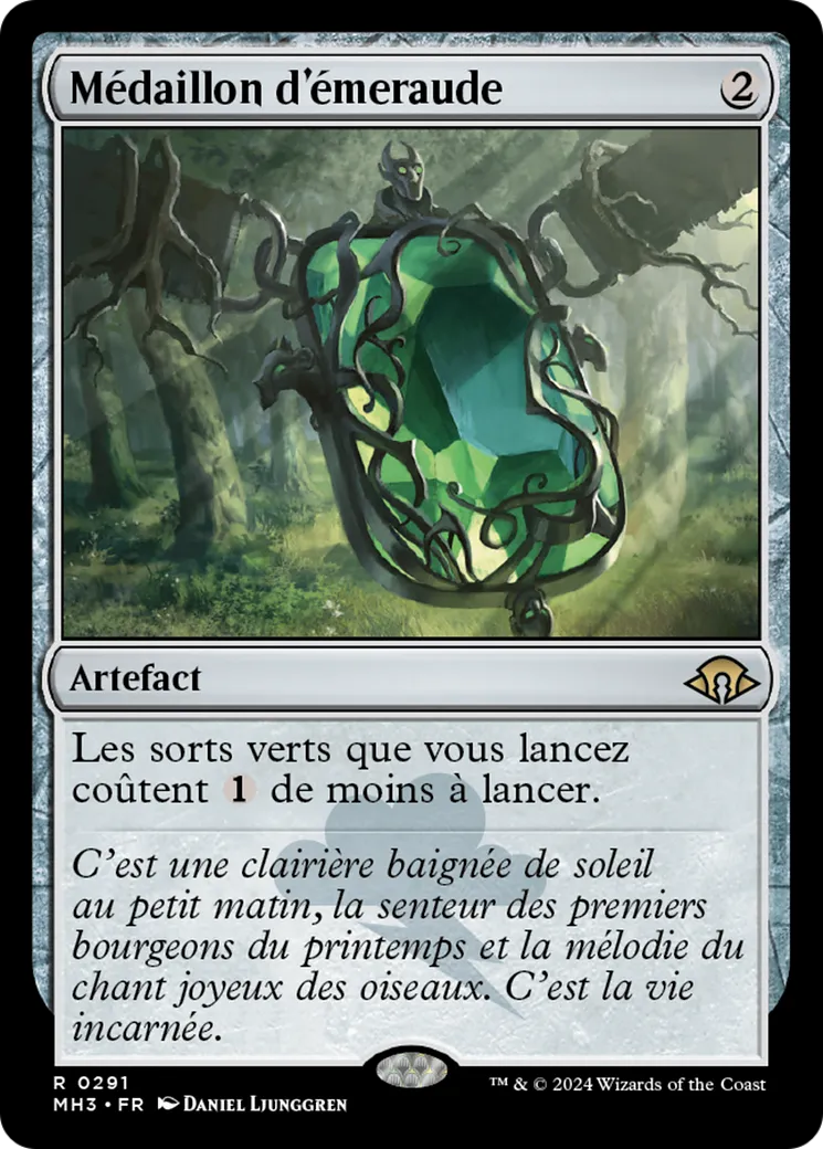 Médaillon d'émeraude — Modern Horizons 3 — Magic: The Gathering