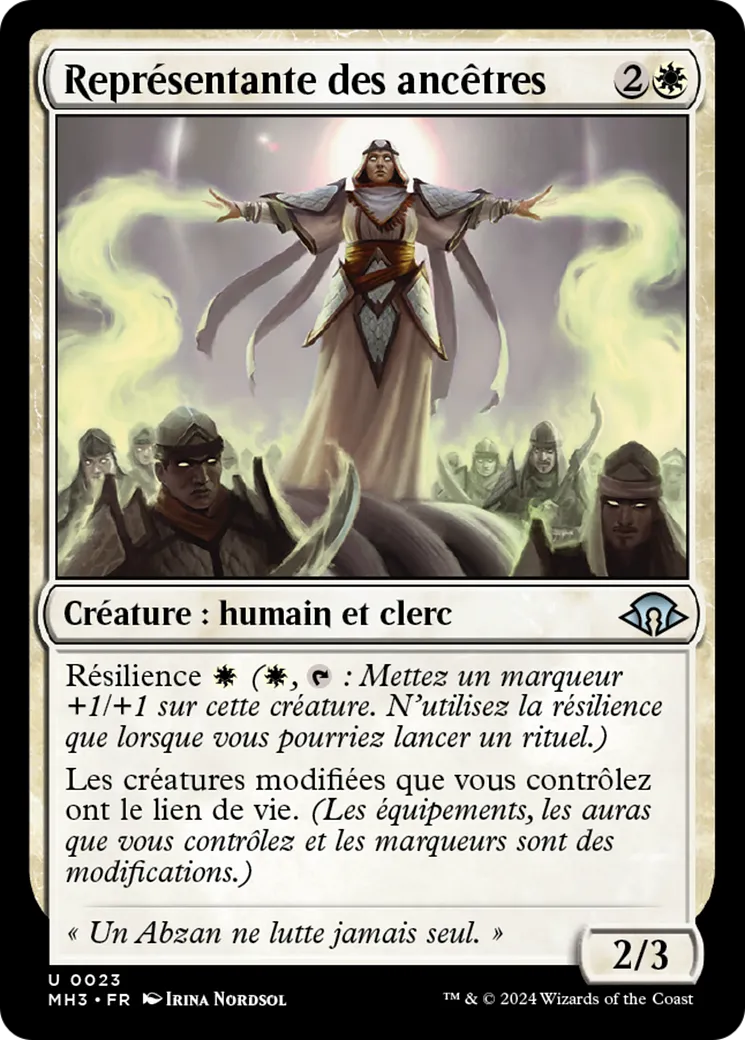 Représentante des ancêtres — Modern Horizons 3 — Magic: The Gathering