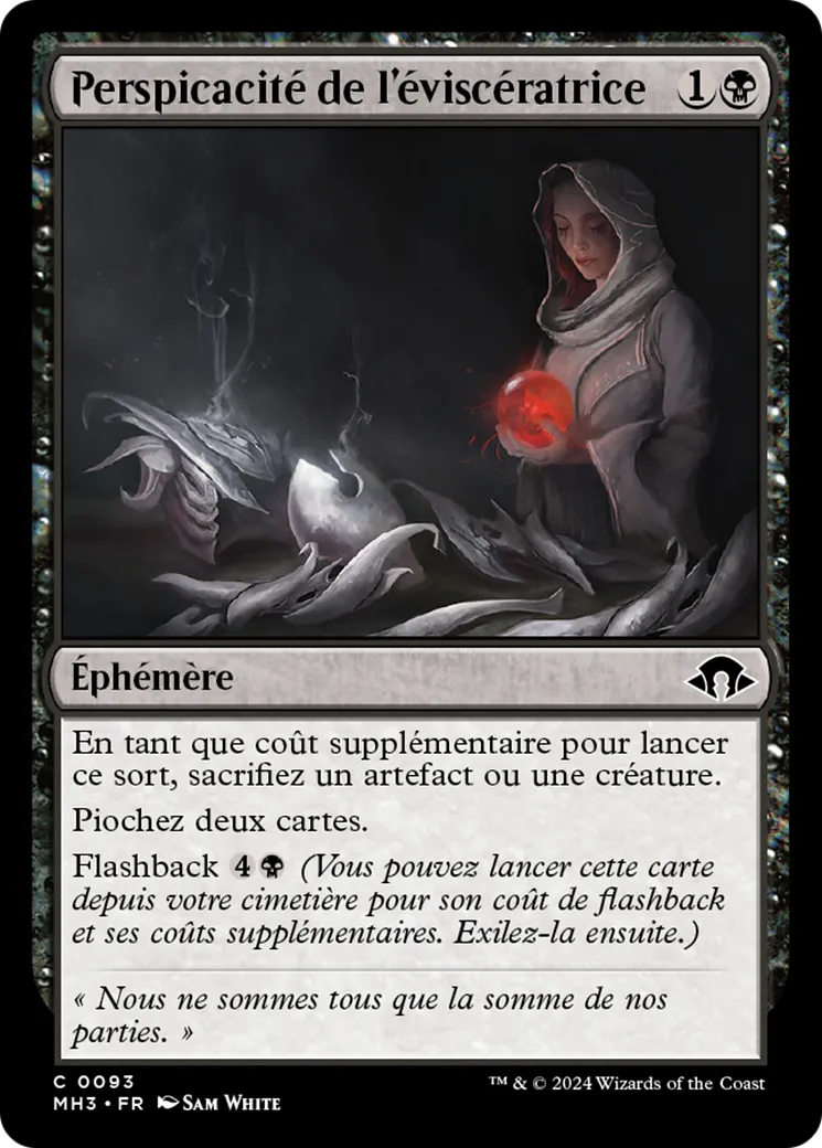 Perspicacité de l'éviscératrice — Modern Horizons 3 — Magic: The Gathering