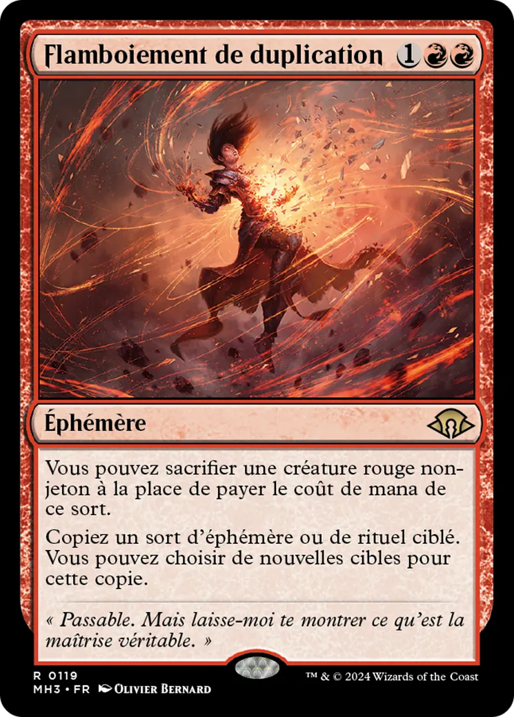Flamboiement de duplication — Modern Horizons 3 — Magic: The Gathering