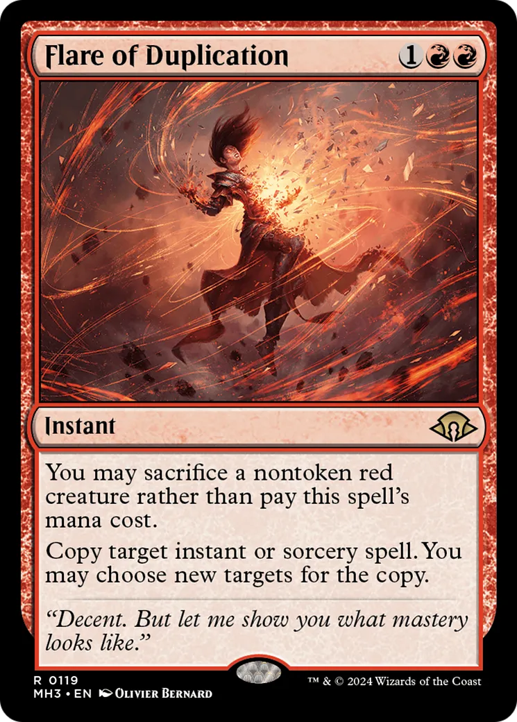Flare of Duplication — Modern Horizons 3 — Magic: The Gathering