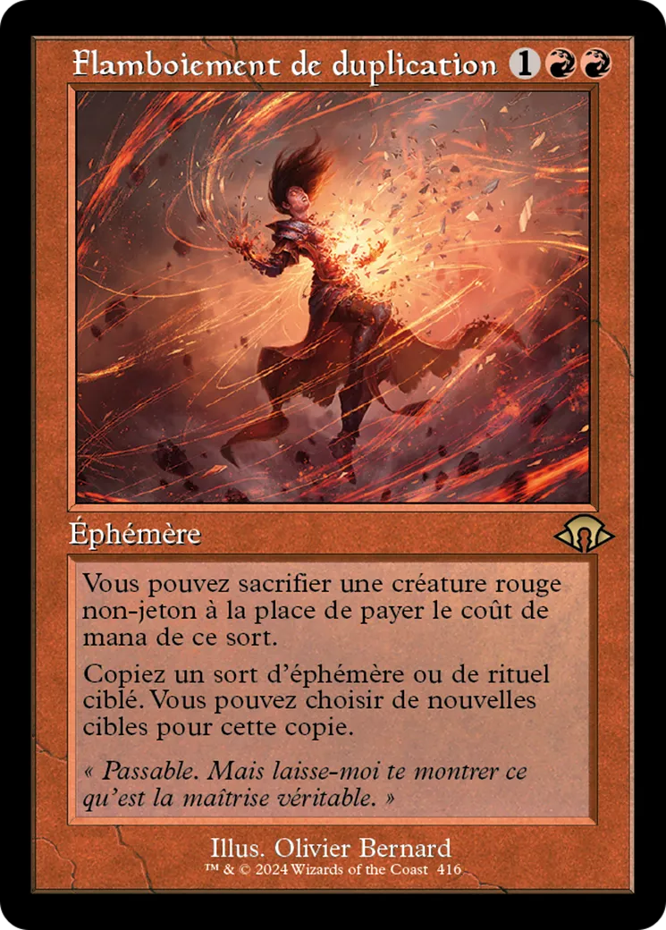 Flamboiement de duplication — Modern Horizons 3 — Magic: The Gathering