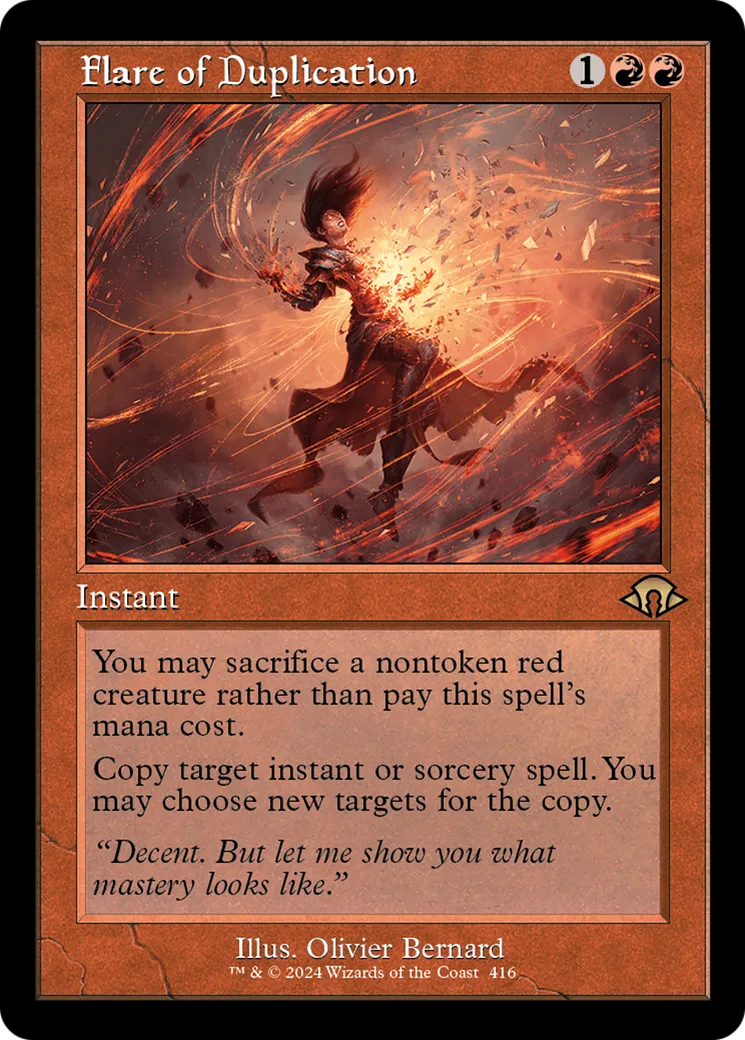 Flamboiement de duplication — Modern Horizons 3 — Magic: The Gathering