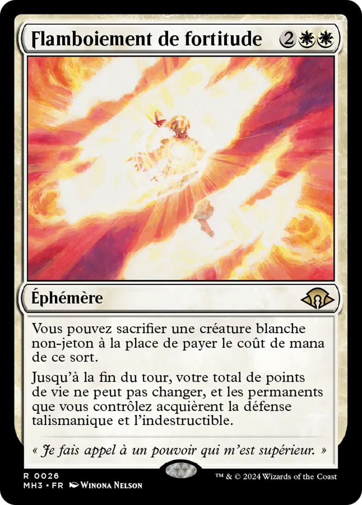 Flamboiement de fortitude — Modern Horizons 3 — Magic: The Gathering