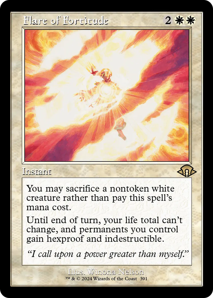 Flare of Fortitude — Modern Horizons 3 — Magic: The Gathering