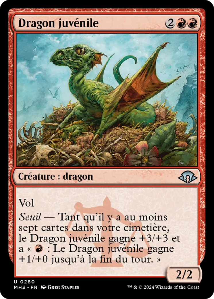 Dragon juvénile — Modern Horizons 3 — Magic: The Gathering