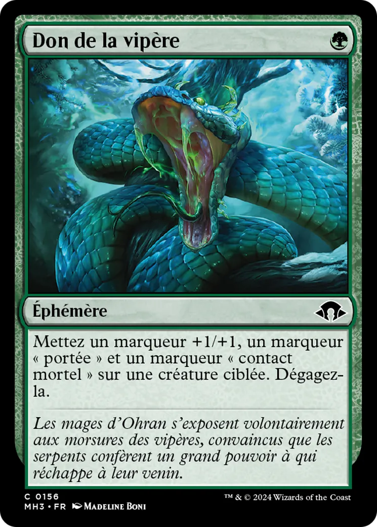 Don de la vipère — Modern Horizons 3 — Magic: The Gathering