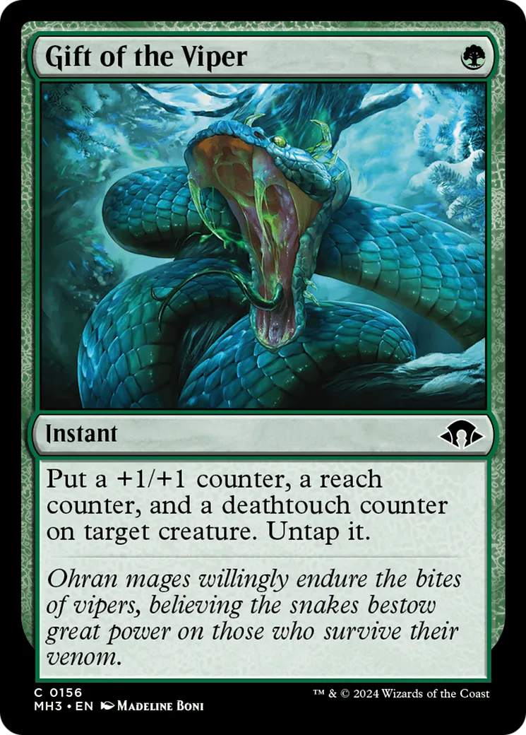 Gift of the Viper — Modern Horizons 3 — Magic: The Gathering