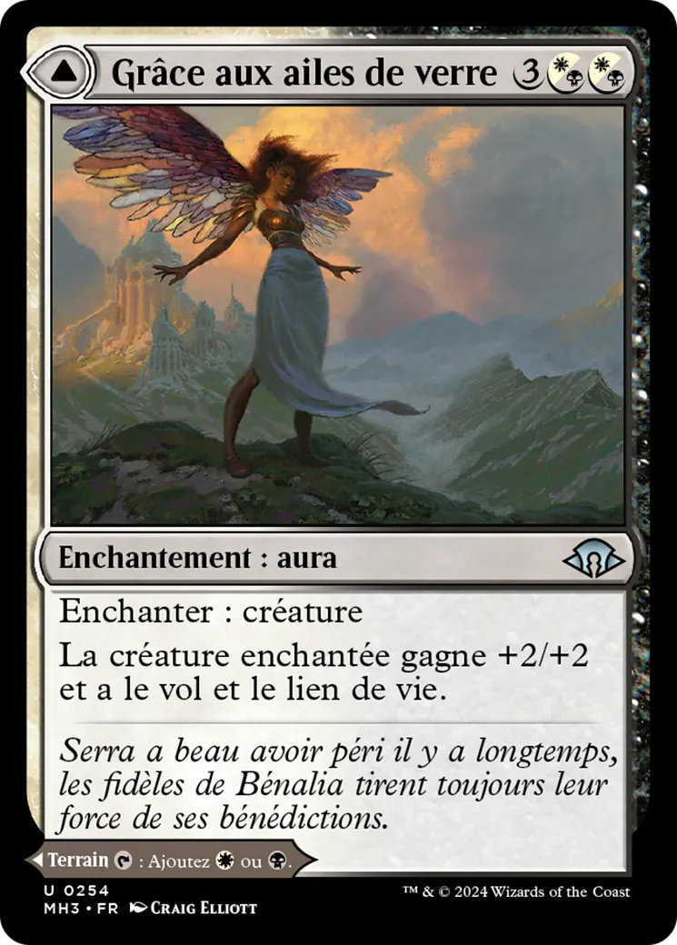 Grâce aux ailes de verre // Chapelle bénie par les âges — Modern Horizons 3 — Magic: The Gathering
