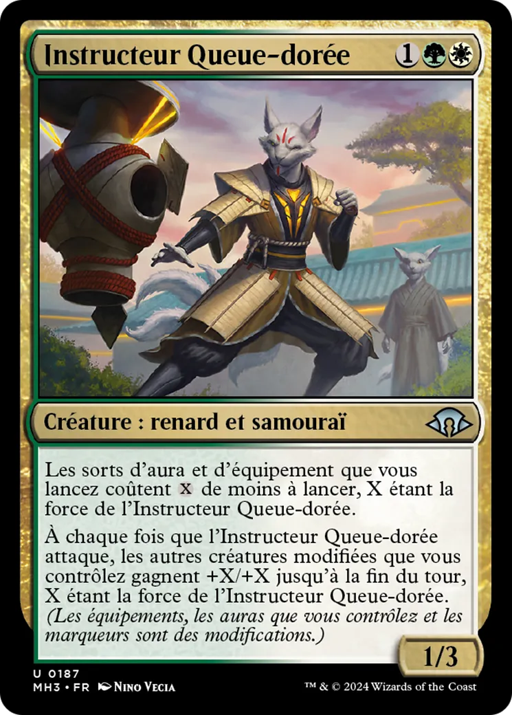 Instructeur Queue-dorée — Modern Horizons 3 — Magic: The Gathering