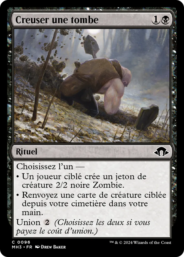 Creuser une tombe — Modern Horizons 3 — Magic: The Gathering