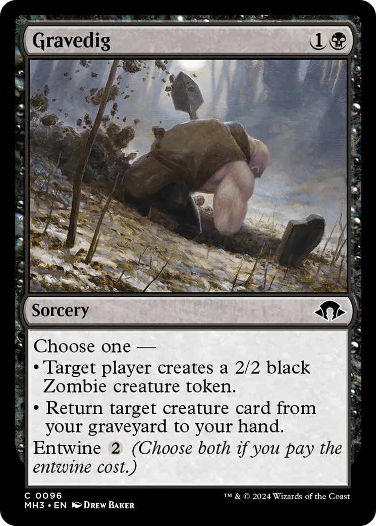 Creuser une tombe — Modern Horizons 3 — Magic: The Gathering