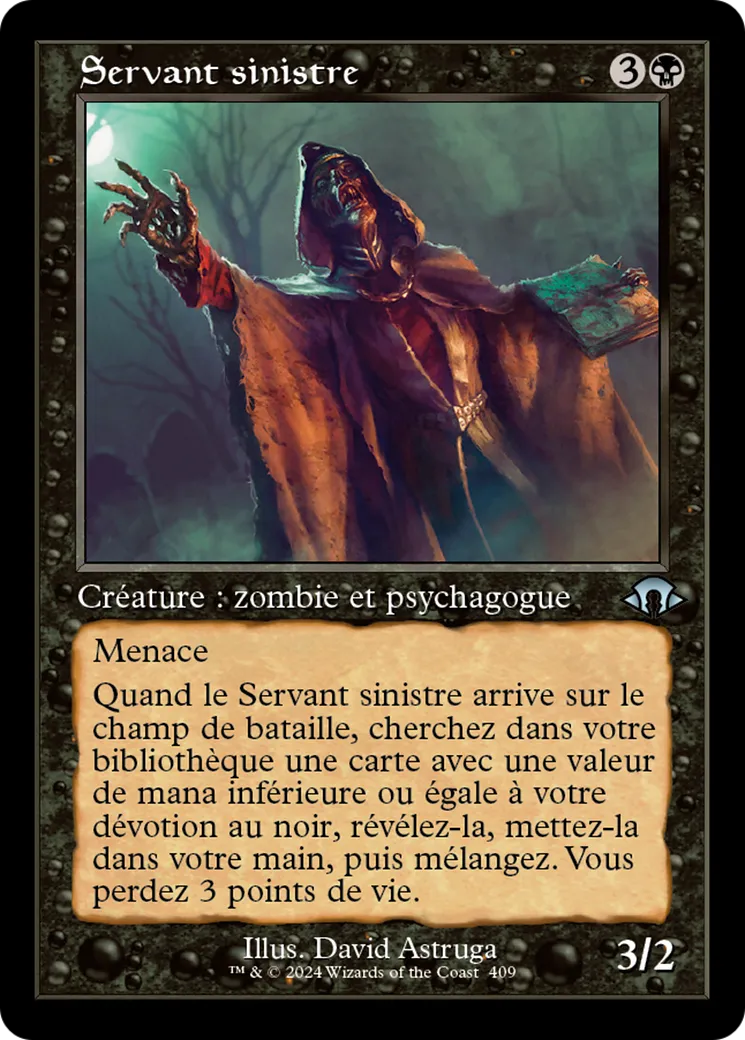 Servant sinistre — Modern Horizons 3 — Magic: The Gathering