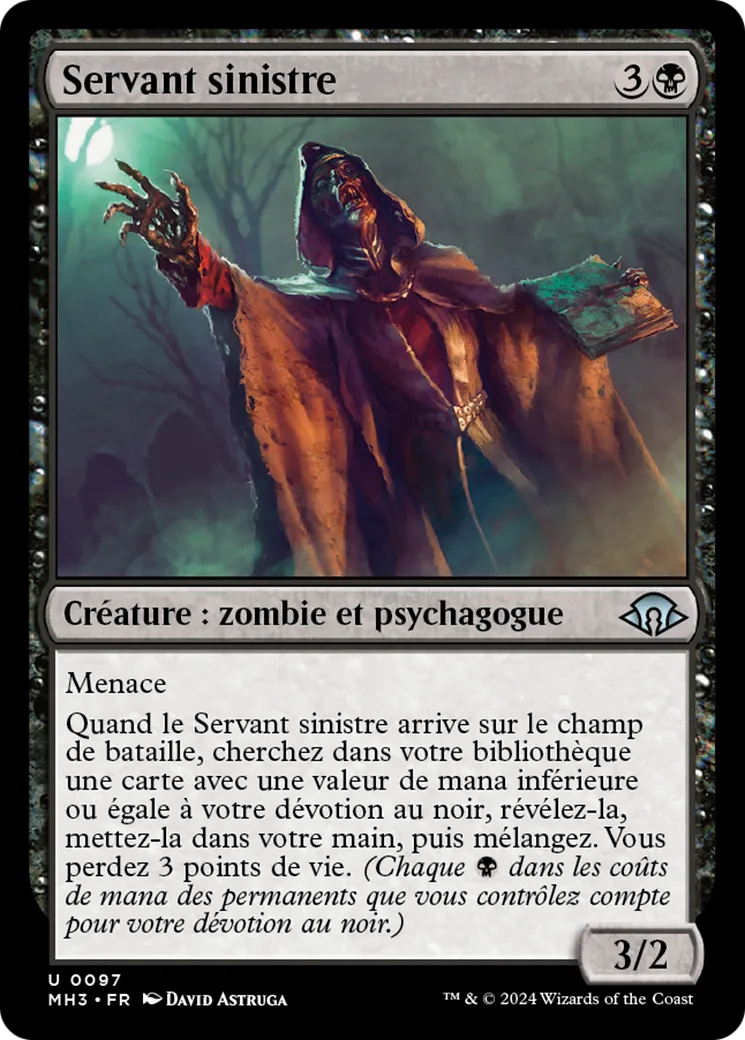 Servant sinistre — Modern Horizons 3 — Magic: The Gathering