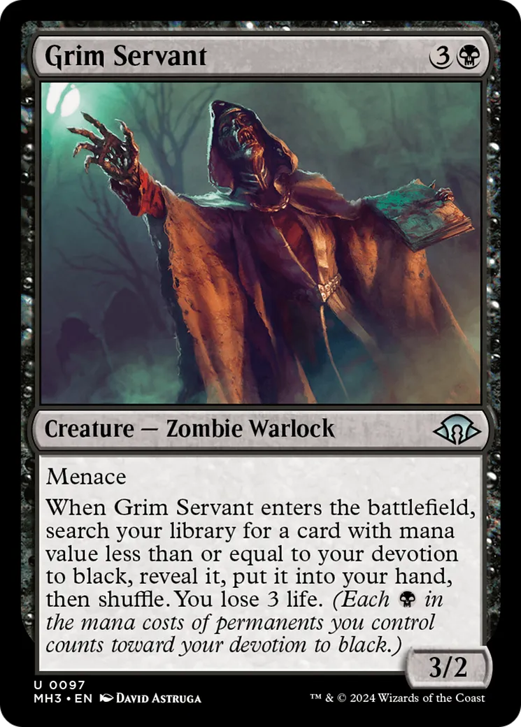 Servant sinistre — Modern Horizons 3 — Magic: The Gathering