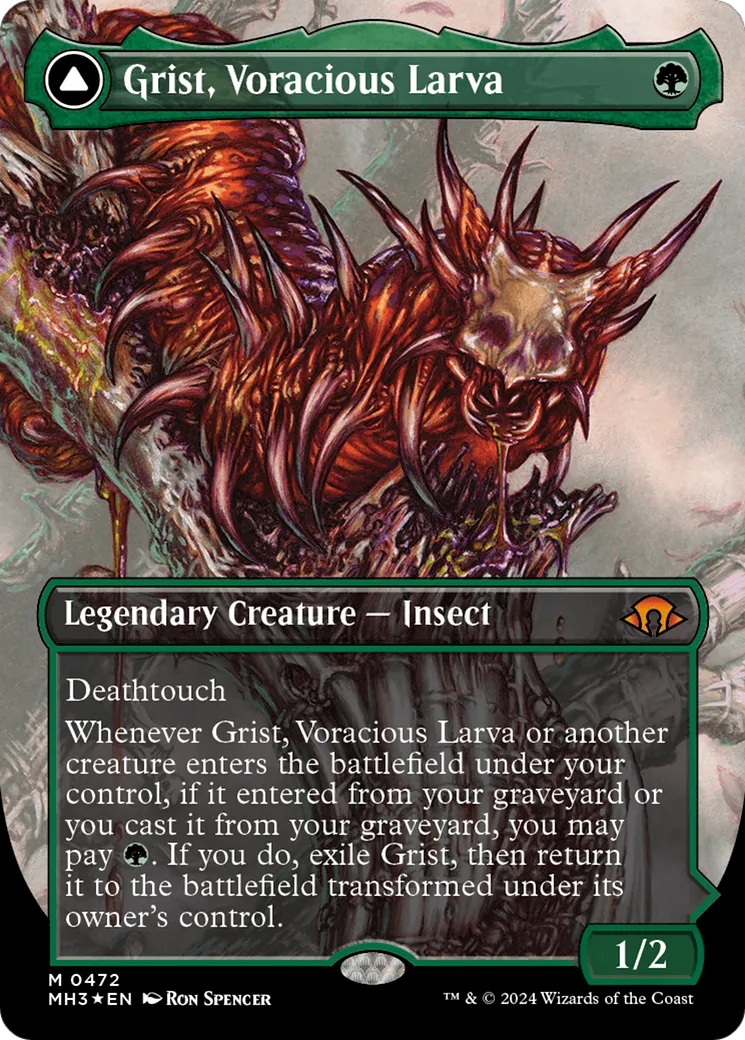 Grist, Voracious Larva // Grist, the Plague Swarm — Modern Horizons 3 — Magic: The Gathering