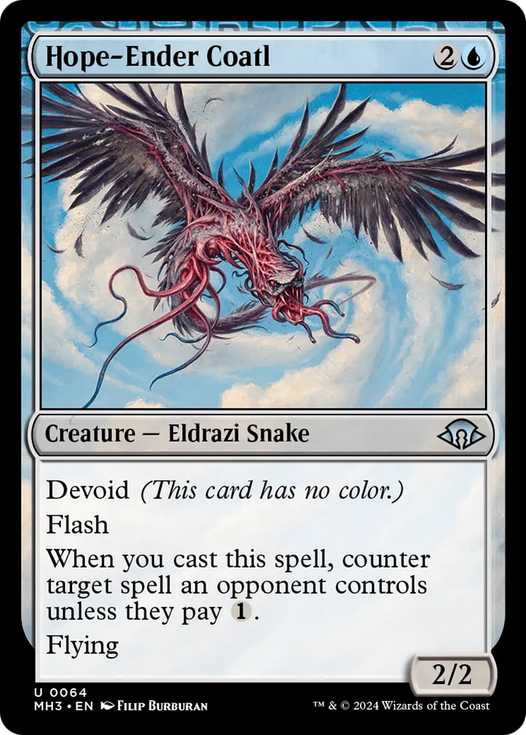 Hope-Ender Coatl from Modern Horizons 3 - Magic: The Gathering