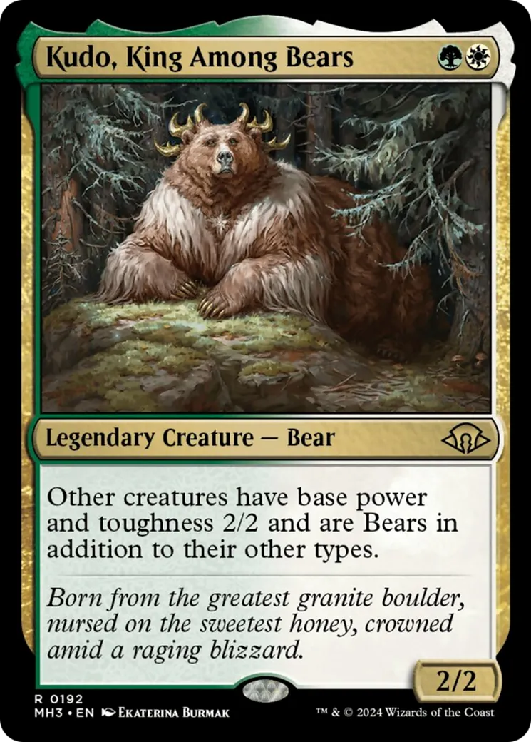Kudo, roi parmi les ours — Modern Horizons 3 — Magic: The Gathering