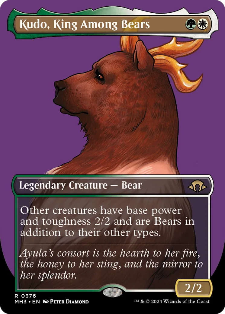 Kudo, King Among Bears — Modern Horizons 3 — Magic: The Gathering