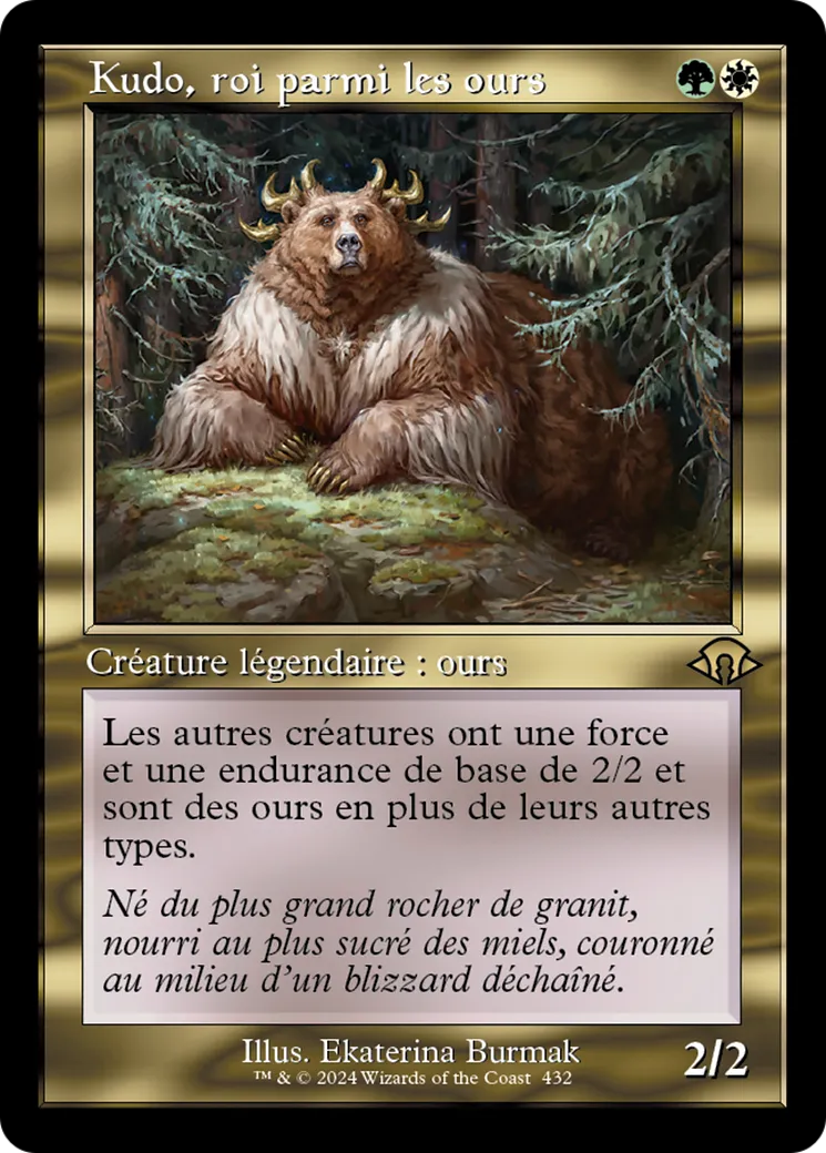 Kudo, roi parmi les ours — Modern Horizons 3 — Magic: The Gathering