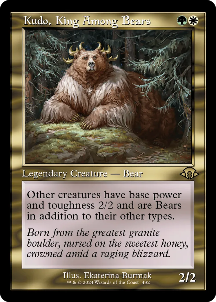 Kudo, King Among Bears — Modern Horizons 3 — Magic: The Gathering