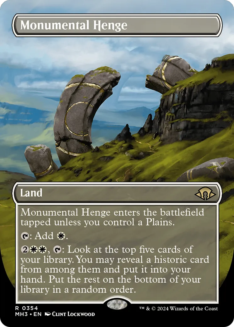 Monumental Henge — Modern Horizons 3 — Magic: The Gathering