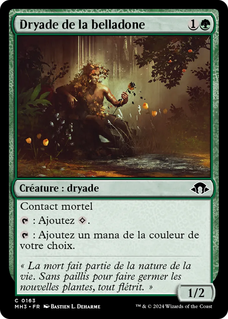 Dryade de la belladone — Modern Horizons 3 — Magic: The Gathering