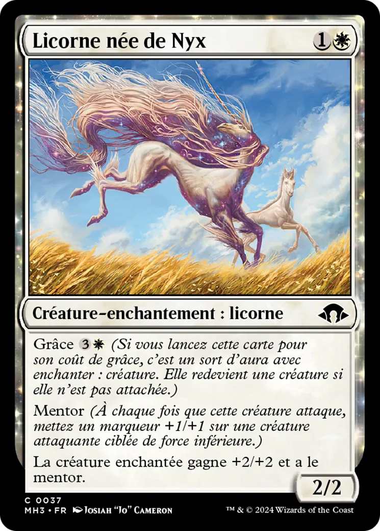 Licorne née de Nyx — Modern Horizons 3 — Magic: The Gathering