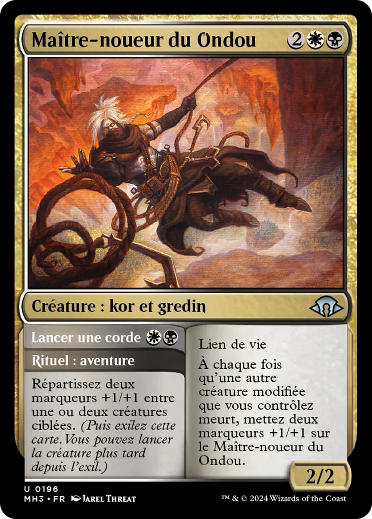 Maître-noueur de Ondou // Lancer une corde — Modern Horizons 3 — Magic: The Gathering