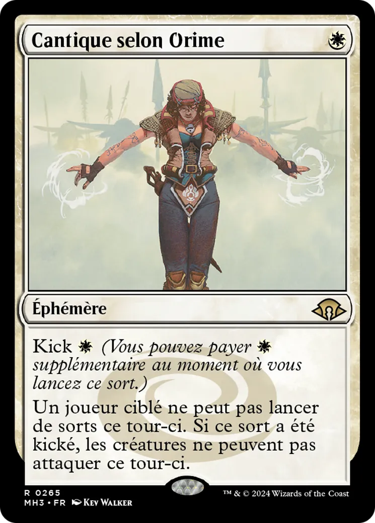 Cantique selon Orime