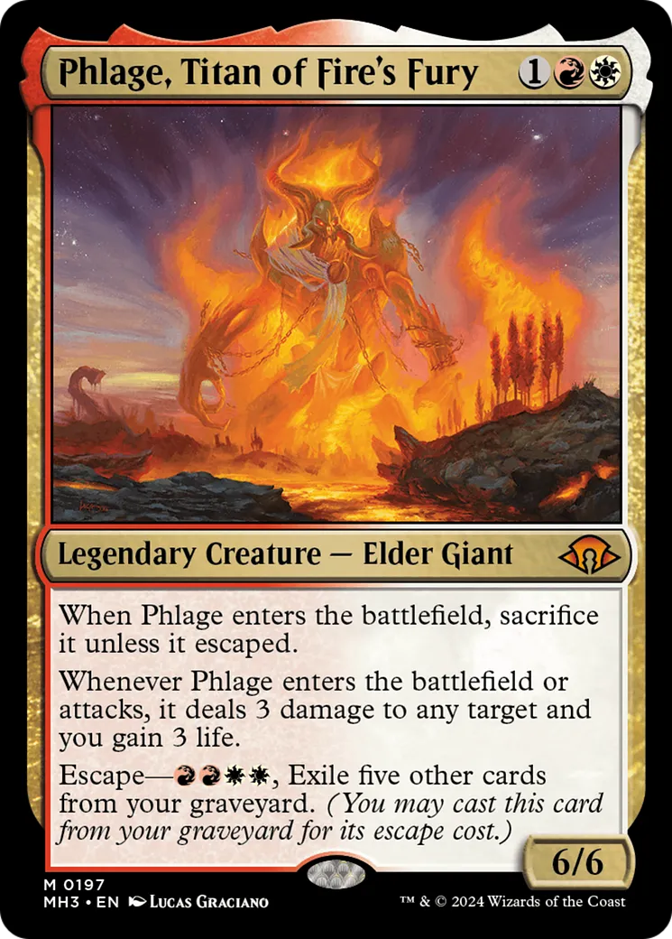 Phlage, Titan of Fire's Fury — Modern Horizons 3 — Magic: The Gathering