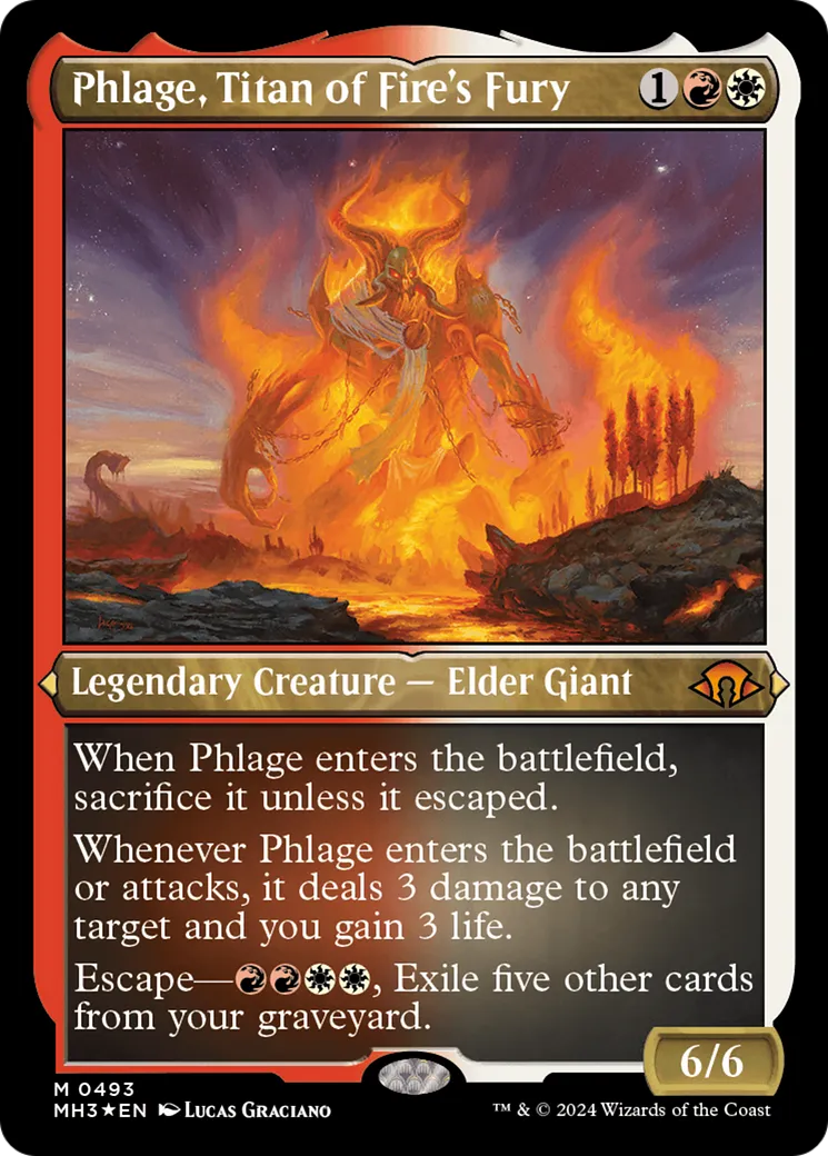 Phlage, Titan of Fire's Fury — Modern Horizons 3 — Magic: The Gathering