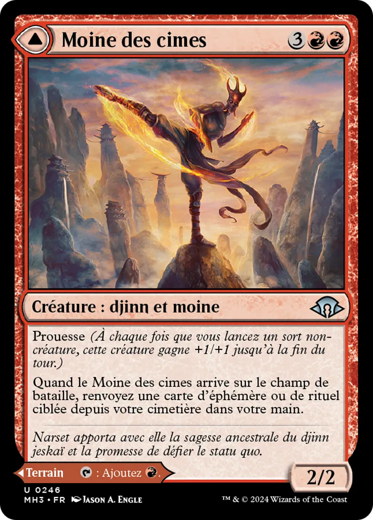 Moine des cimes // Pic mystique — Modern Horizons 3 — Magic: The Gathering