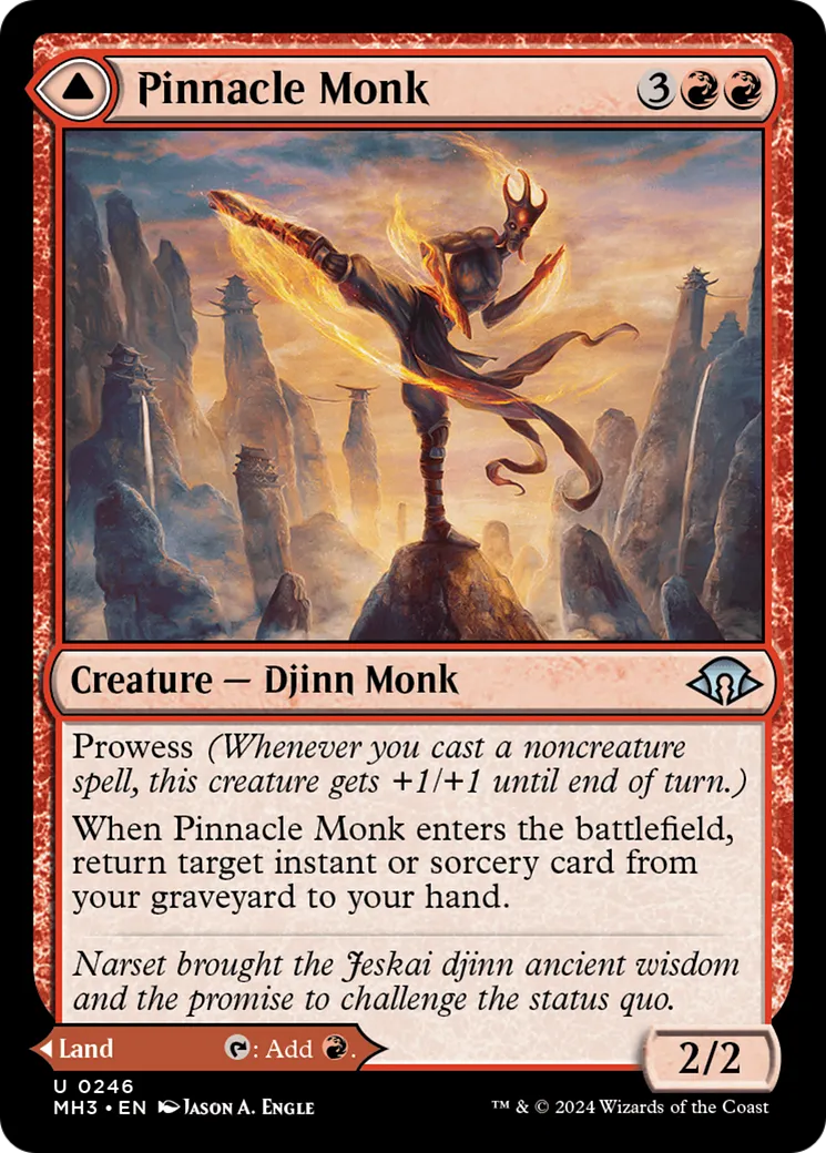 Moine des cimes // Pic mystique — Modern Horizons 3 — Magic: The Gathering