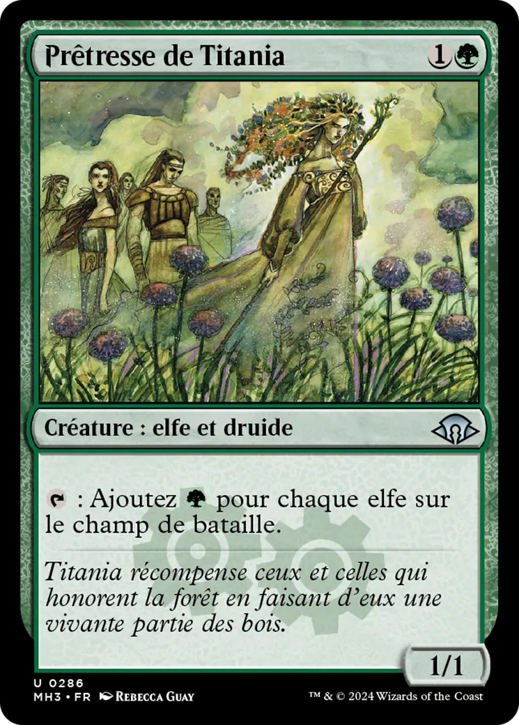 Prêtresse de Titania — Modern Horizons 3 — Magic: The Gathering