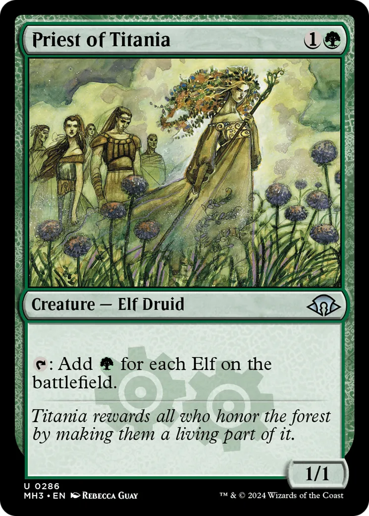 Prêtresse de Titania — Modern Horizons 3 — Magic: The Gathering