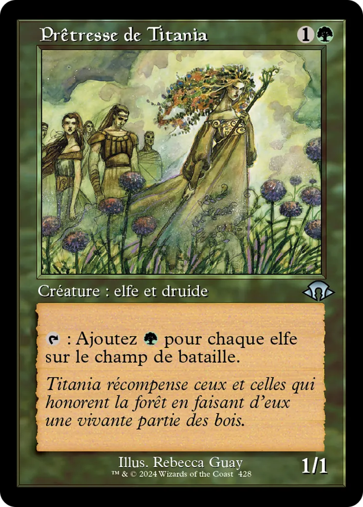 Prêtresse de Titania — Modern Horizons 3 — Magic: The Gathering