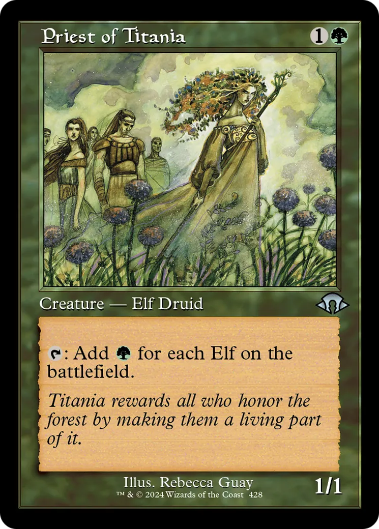 Priest of Titania — Modern Horizons 3 — Magic: The Gathering