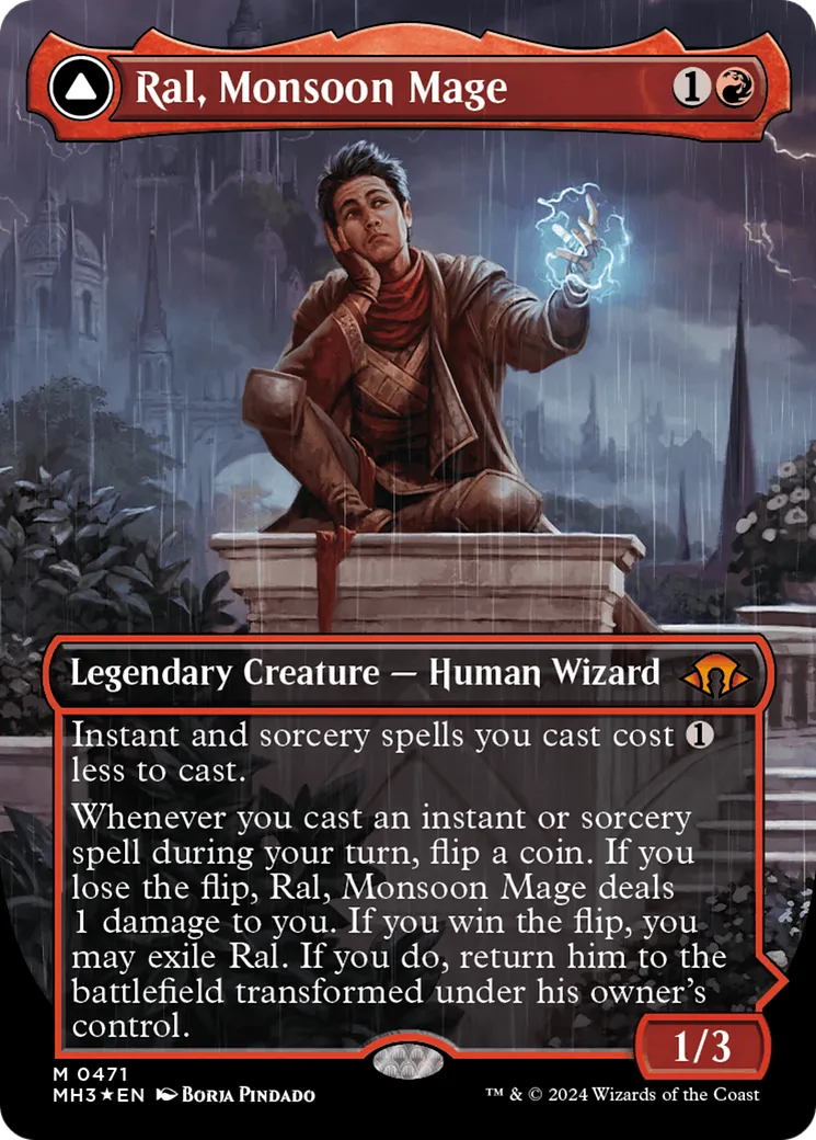 Ral, mage de la mousson // Ral, prodige des lignes ley — Modern Horizons 3 — Magic: The Gathering