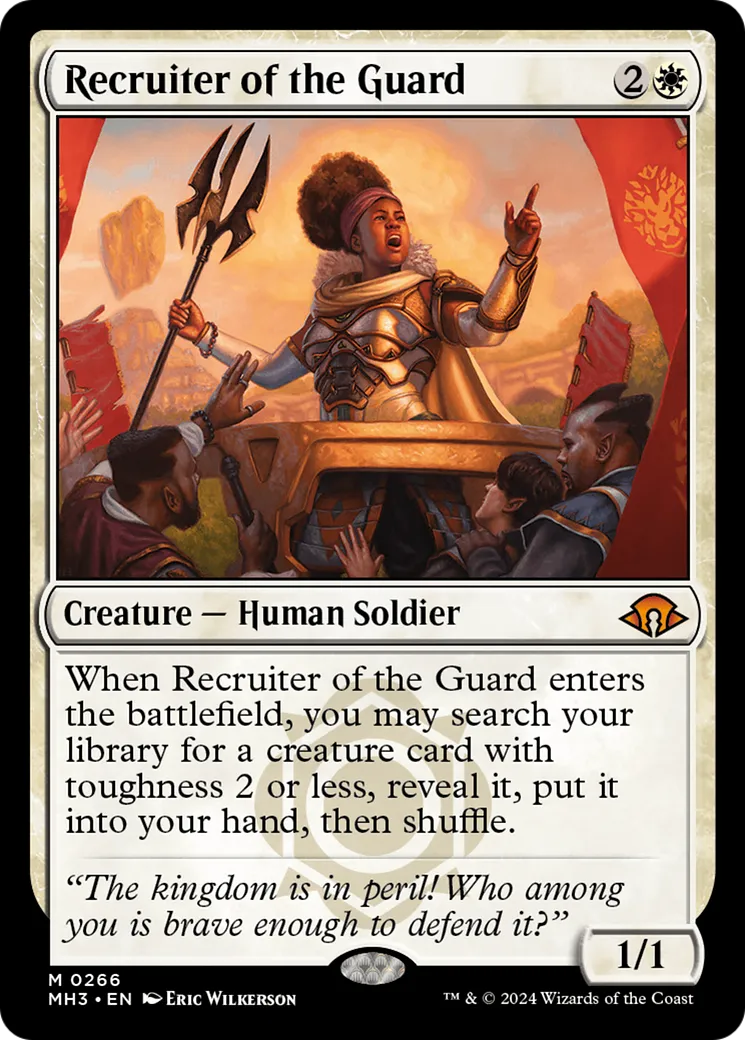 Recruiter of the Guard — Modern Horizons 3 — Magic: The Gathering