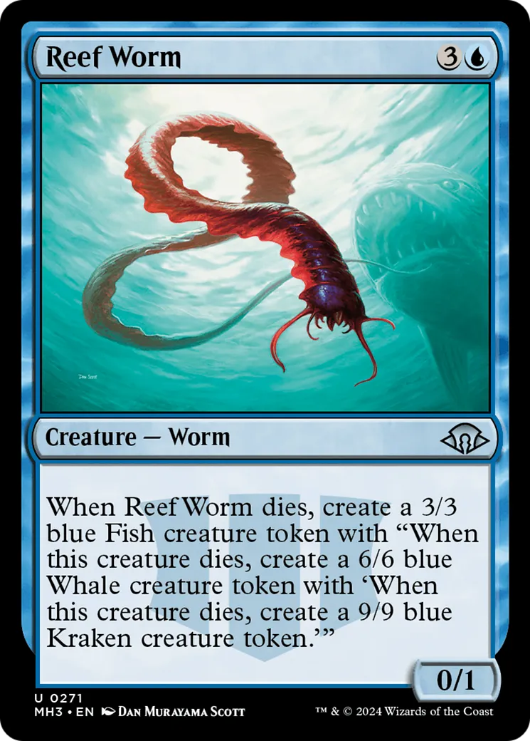 Reef Worm — Modern Horizons 3 — Magic: The Gathering