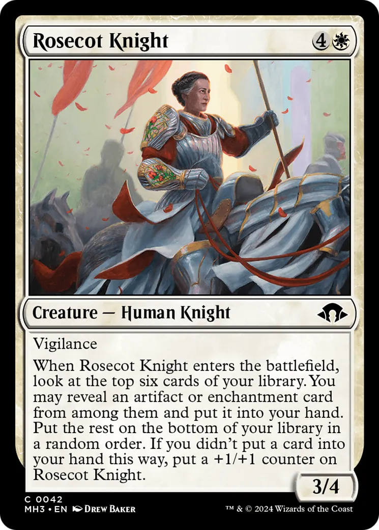 Rosecot Knight — Modern Horizons 3 — Magic: The Gathering