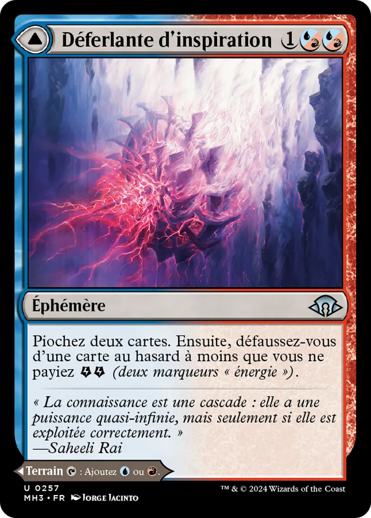 Déferlante d'inspiration // Chutes crépitantes — Modern Horizons 3 — Magic: The Gathering