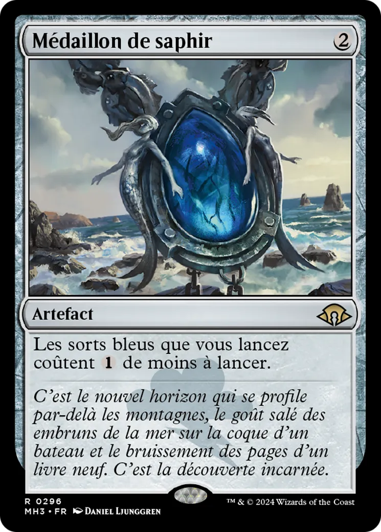 Médaillon de saphir — Modern Horizons 3 — Magic: The Gathering