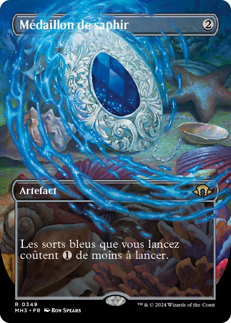 Médaillon de saphir — Modern Horizons 3 — Magic: The Gathering
