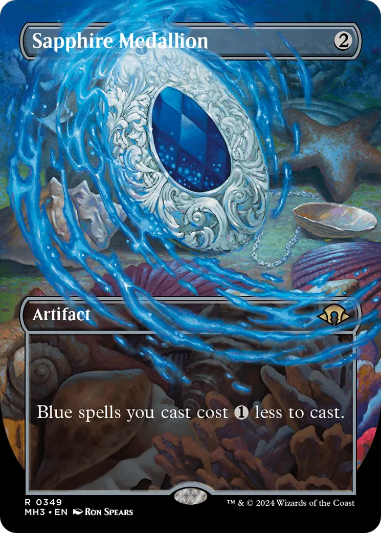 Médaillon de saphir — Modern Horizons 3 — Magic: The Gathering