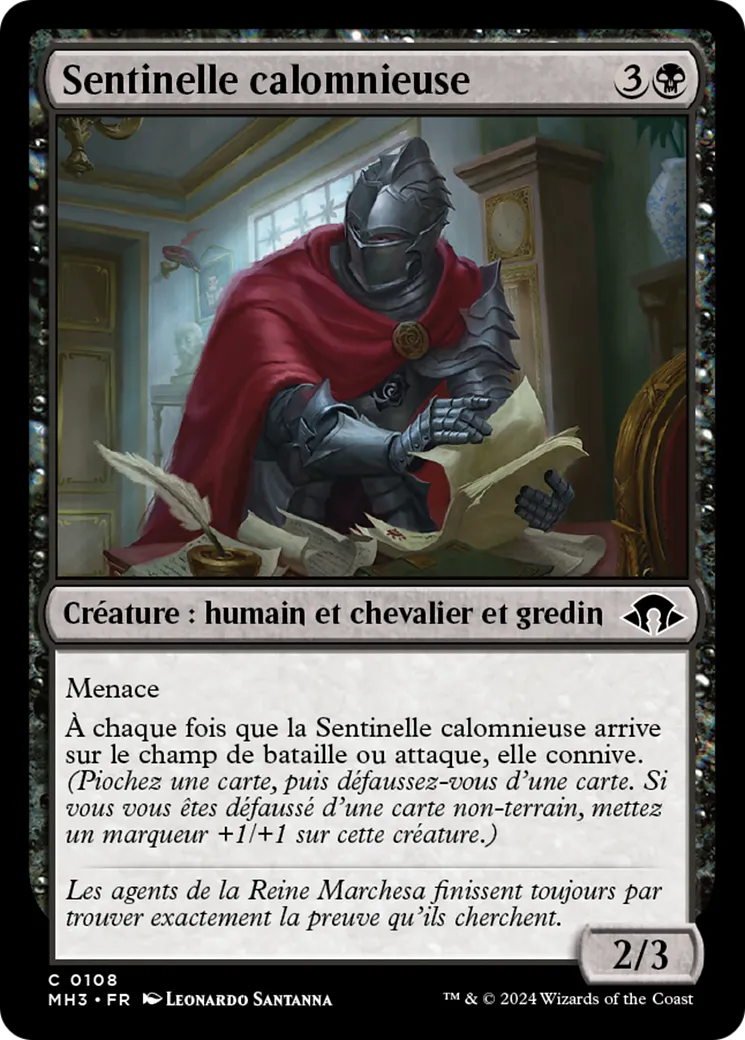 Sentinelle calomnieuse — Modern Horizons 3 — Magic: The Gathering